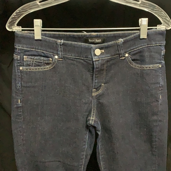 WHITE House Black Market Noir Capri jeans - Picture 2 of 5